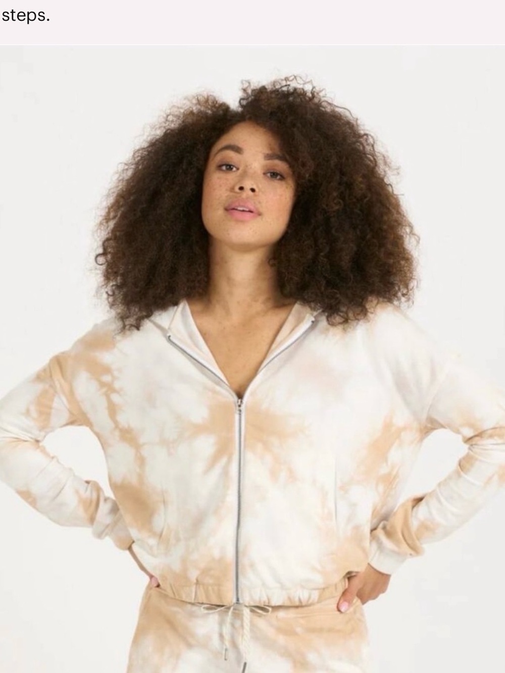 Vuori Laguna Tie-Dye Zip-Front Hoodie Jacket